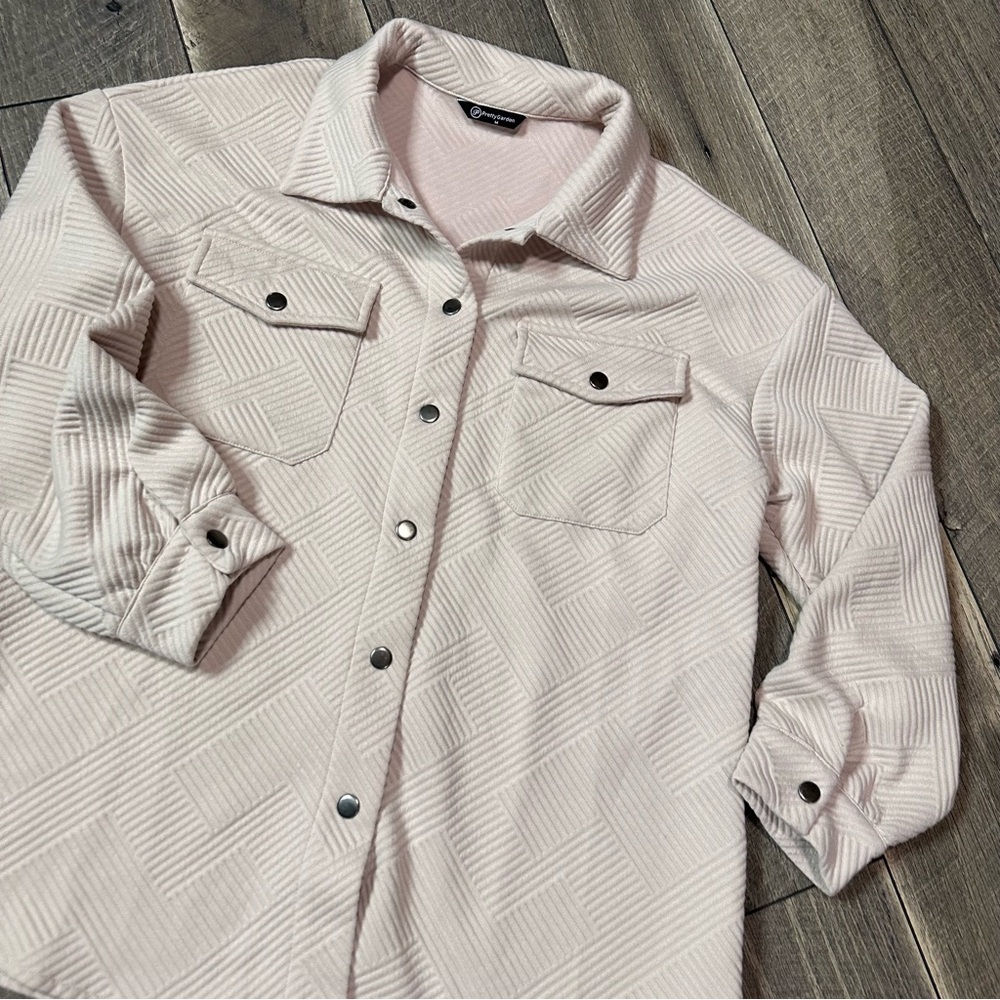 Pretty Garden Button Down Shacket - image 3
